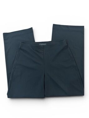White House Black Market Black Wide-Leg Pull-On Pants